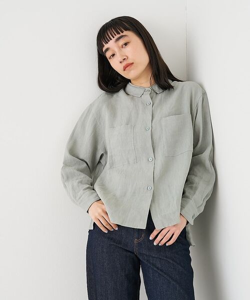 collex / コレックス シャツ・ブラウス | Wカラー リネンシャツ【予約】 | 詳細13