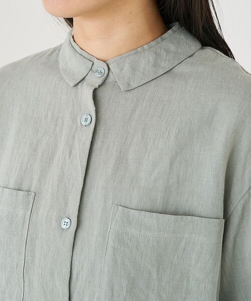 collex / コレックス シャツ・ブラウス | Wカラー リネンシャツ【予約】 | 詳細23