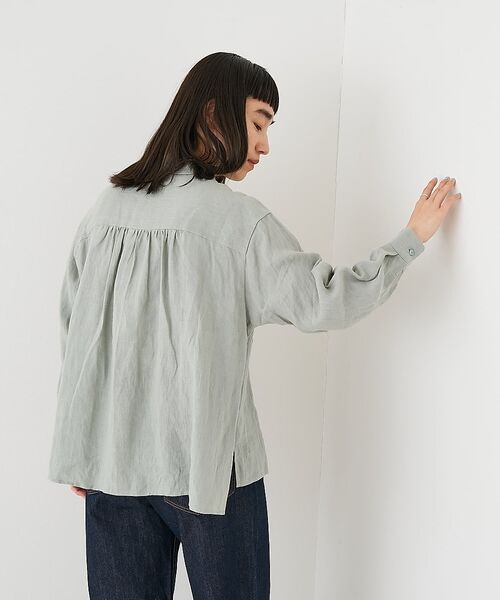 collex / コレックス シャツ・ブラウス | Wカラー リネンシャツ【予約】 | 詳細16
