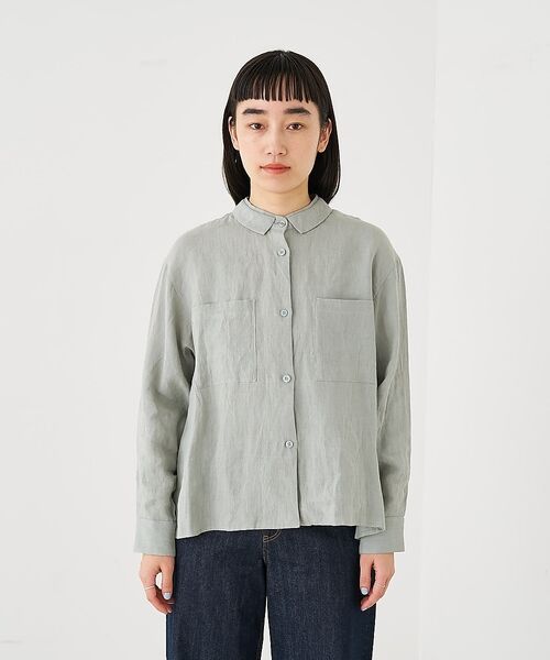 collex / コレックス シャツ・ブラウス | Wカラー リネンシャツ【予約】 | 詳細19