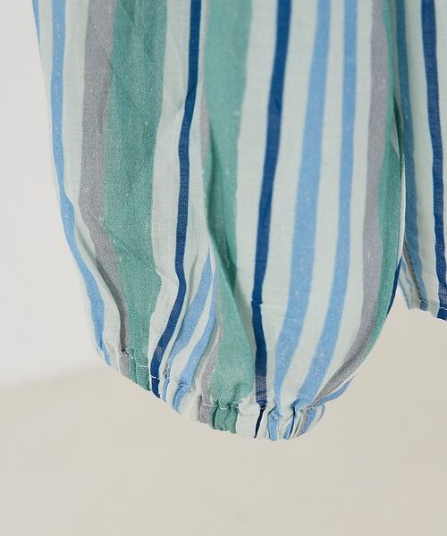 collex / コレックス シャツ・ブラウス | ブロックプリント ユラギ ストライプブラウス【予約】 | 詳細15