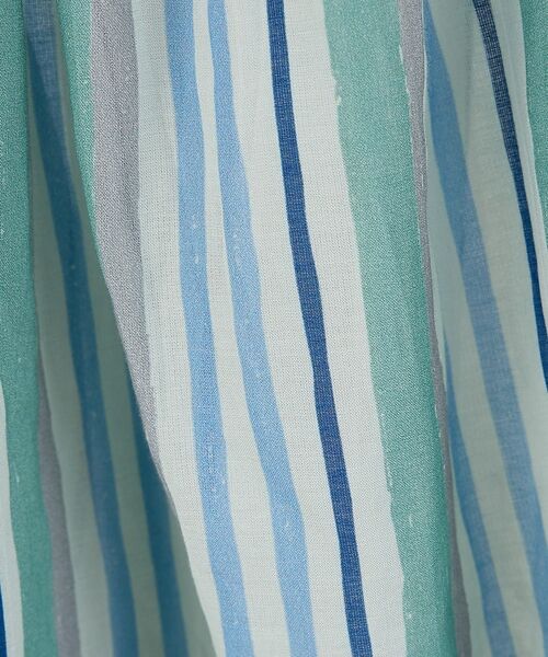 collex / コレックス シャツ・ブラウス | ブロックプリント ユラギ ストライプブラウス【予約】 | 詳細16