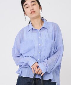 collex / コレックス シャツ・ブラウス | シアーガーゼシャツ【予約】