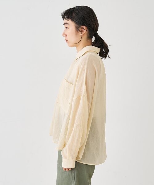 collex / コレックス シャツ・ブラウス | シアーガーゼシャツ【予約】 | 詳細12