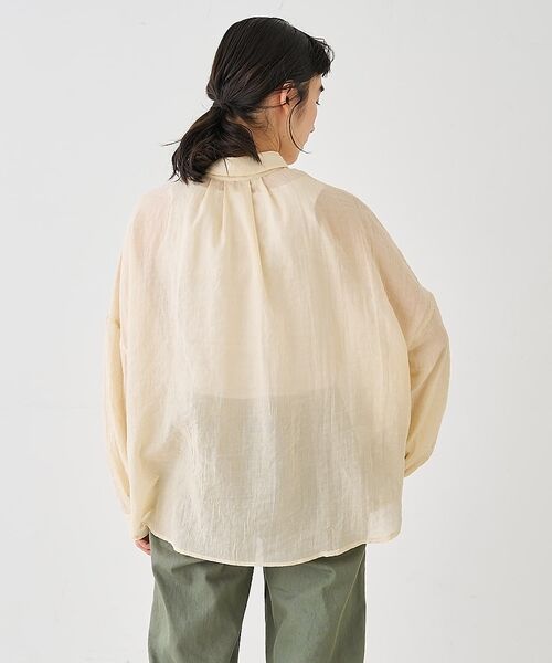 collex / コレックス シャツ・ブラウス | シアーガーゼシャツ【予約】 | 詳細13