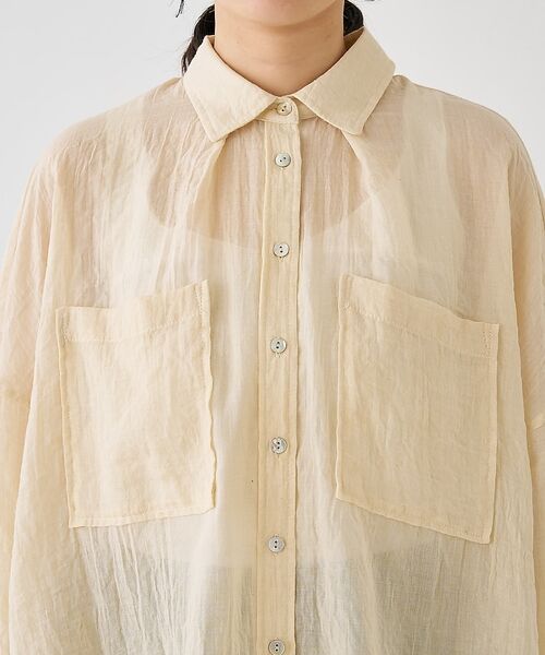 collex / コレックス シャツ・ブラウス | シアーガーゼシャツ【予約】 | 詳細14