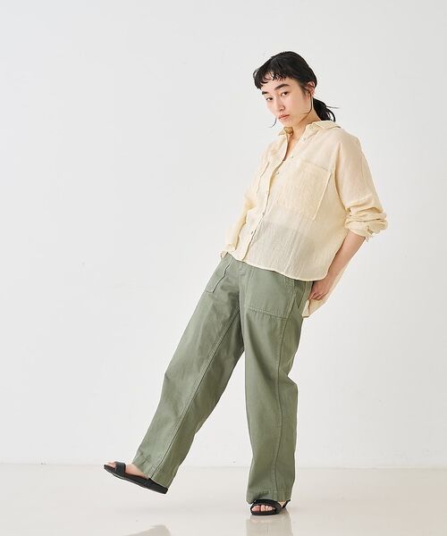 collex / コレックス シャツ・ブラウス | シアーガーゼシャツ【予約】 | 詳細4