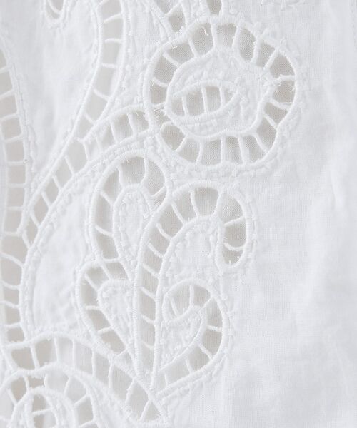 collex / コレックス ベスト | カットワーク刺繍サイドリボンベスト【予約】 | 詳細12