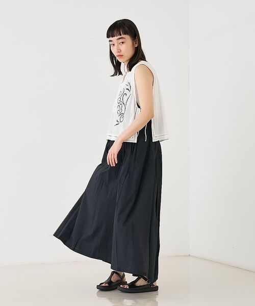 collex / コレックス ベスト | カットワーク刺繍サイドリボンベスト【予約】 | 詳細2