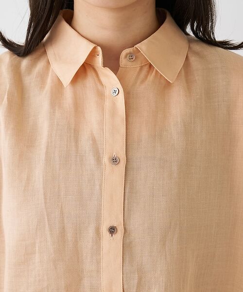 collex / コレックス シャツ・ブラウス | ギャザー&タック半袖リネンブラウス【予約】 | 詳細23