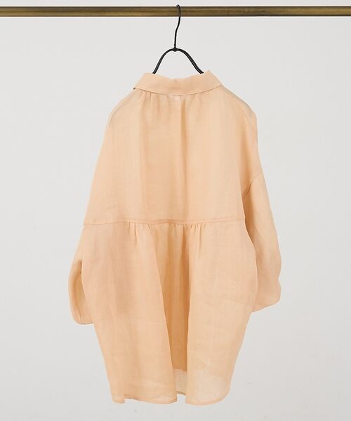collex / コレックス シャツ・ブラウス | ギャザー&タック半袖リネンブラウス【予約】 | 詳細27