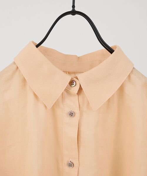 collex / コレックス シャツ・ブラウス | ギャザー&タック半袖リネンブラウス【予約】 | 詳細28