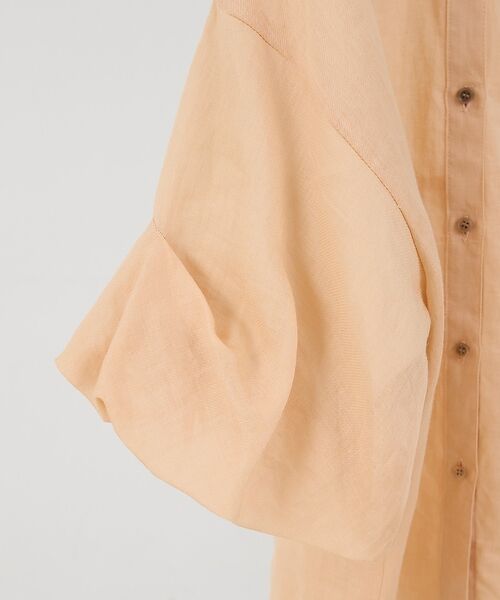 collex / コレックス シャツ・ブラウス | ギャザー&タック半袖リネンブラウス【予約】 | 詳細29