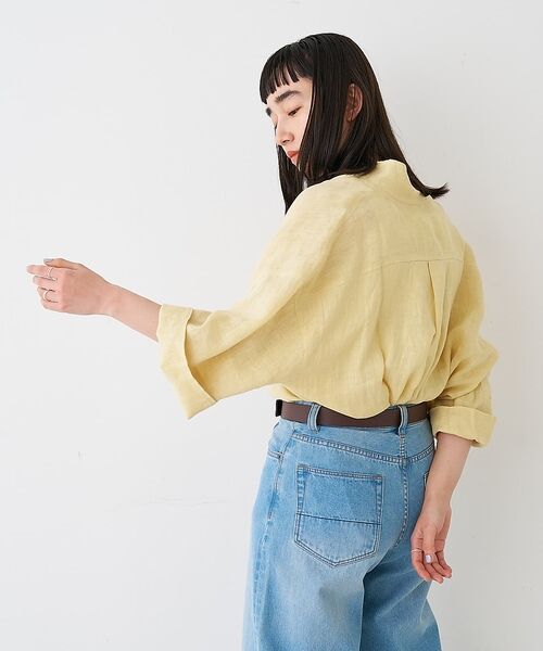 collex / コレックス シャツ・ブラウス | ワイドスリーブリネンオーバーシャツ【予約】 | 詳細10