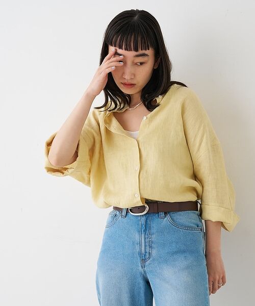 collex / コレックス シャツ・ブラウス | ワイドスリーブリネンオーバーシャツ【予約】 | 詳細11