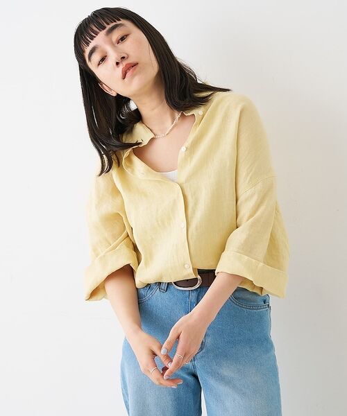 collex / コレックス シャツ・ブラウス | ワイドスリーブリネンオーバーシャツ【予約】 | 詳細7