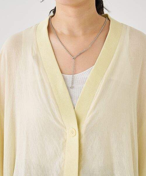 collex / コレックス シャツ・ブラウス | 異素材コンビカーデブラウス【予約】 | 詳細15