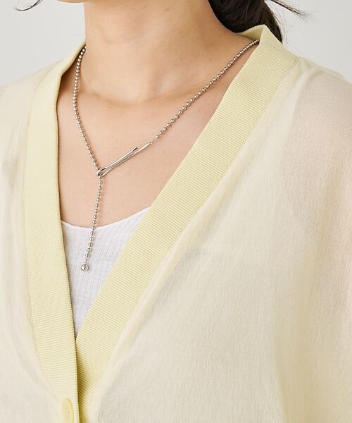 collex / コレックス シャツ・ブラウス | 異素材コンビカーデブラウス【予約】 | 詳細16