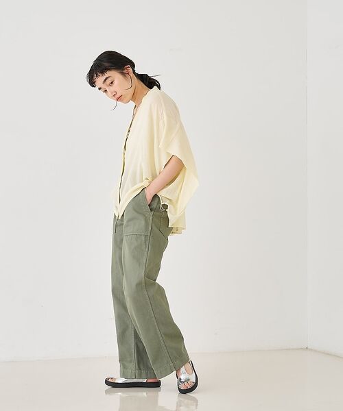 collex / コレックス シャツ・ブラウス | 異素材コンビカーデブラウス【予約】 | 詳細7