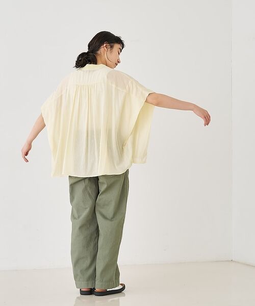 collex / コレックス シャツ・ブラウス | 異素材コンビカーデブラウス【予約】 | 詳細9