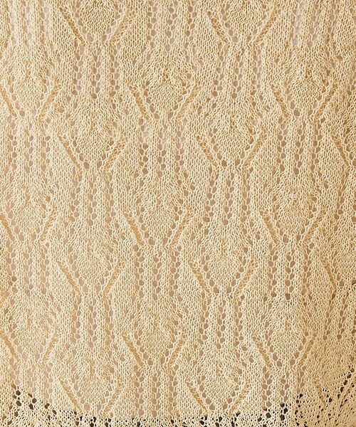 collex / コレックス ニット・セーター | レーシー柄ニットポロ／透かし編み・サマーニット【予約】 | 詳細9