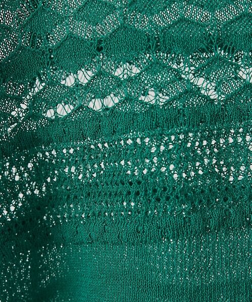 collex / コレックス カーディガン・ボレロ | レーシー柄クルーネックニットカーディガン【予約】 | 詳細11