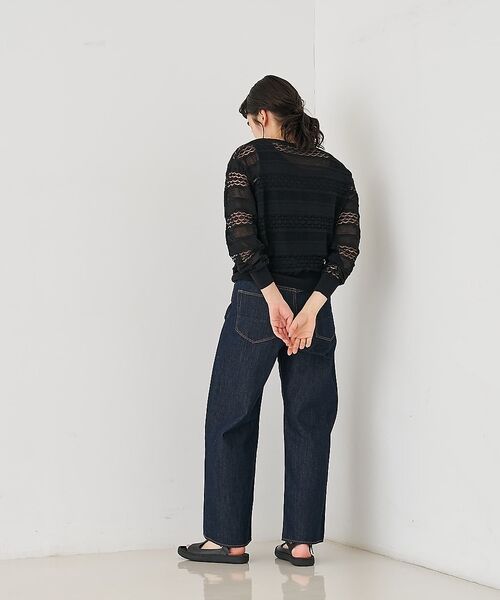 collex / コレックス カーディガン・ボレロ | レーシー柄クルーネックニットカーディガン【予約】 | 詳細19
