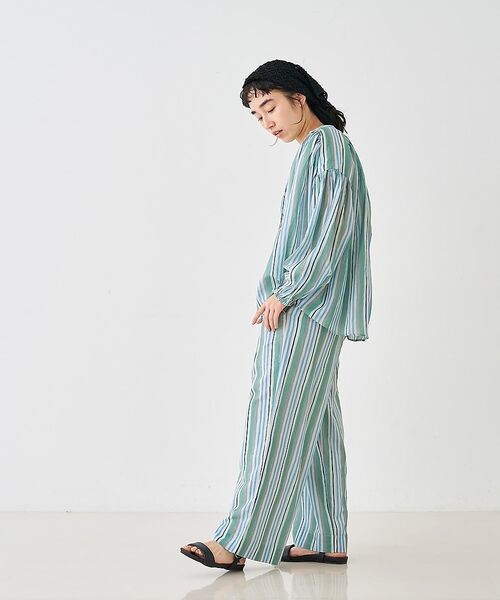 collex / コレックス その他パンツ | ブロックプリント ユラギ ストライフパンツ【予約】 | 詳細2