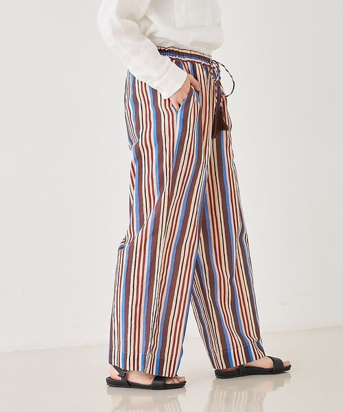 collex / コレックス その他パンツ | ブロックプリント ユラギ ストライフパンツ【予約】 | 詳細17