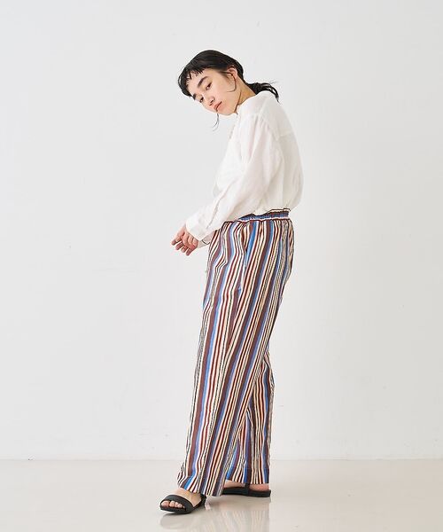 collex / コレックス その他パンツ | ブロックプリント ユラギ ストライフパンツ【予約】 | 詳細10