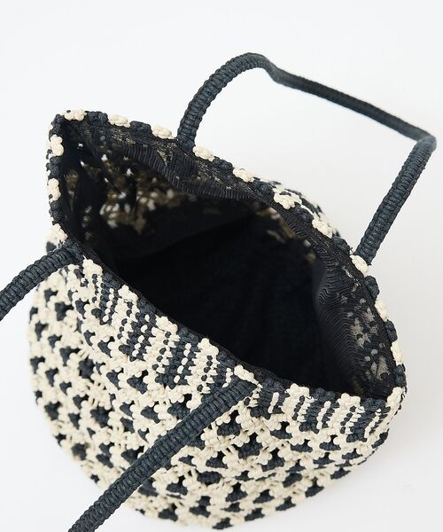 collex / コレックス かごバック | 【ANANS】SMALL マクラメワックスコードミックストートバッグ【予約】 | 詳細13