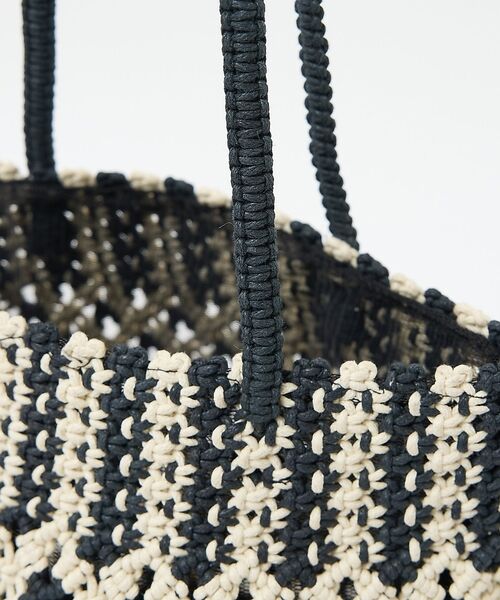 collex / コレックス かごバック | 【ANANS】SMALL マクラメワックスコードミックストートバッグ【予約】 | 詳細14