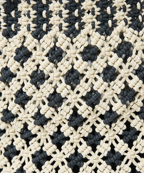 collex / コレックス かごバック | 【ANANS】SMALL マクラメワックスコードミックストートバッグ【予約】 | 詳細15