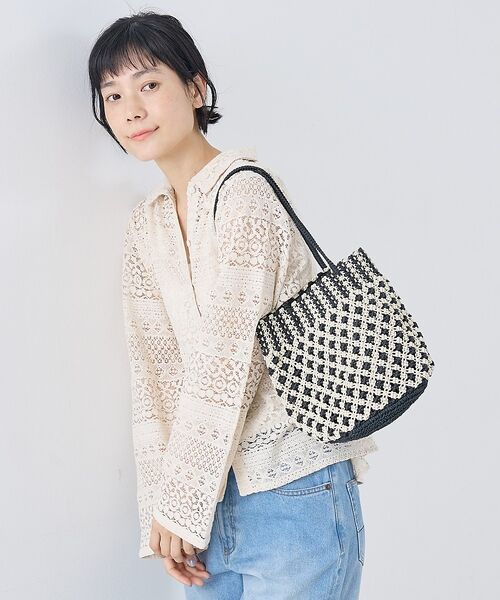 collex / コレックス かごバック | 【ANANS】SMALL マクラメワックスコードミックストートバッグ【予約】 | 詳細7