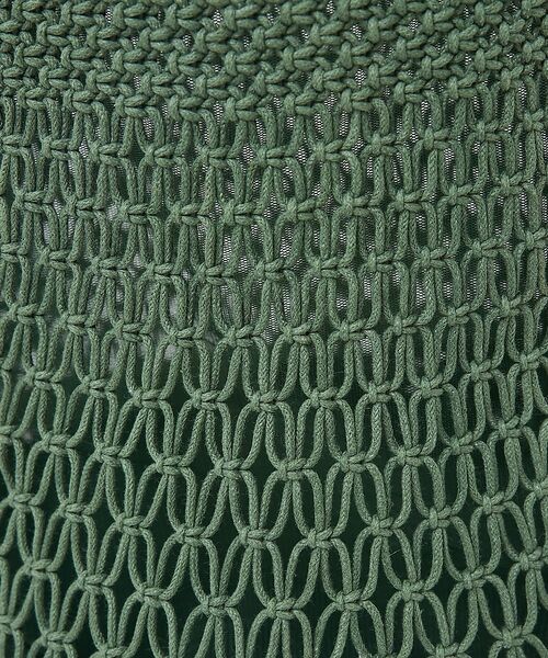 collex / コレックス かごバック | 【ANANS】SMALL マクラメトートバッグ　グリーン【予約】 | 詳細11