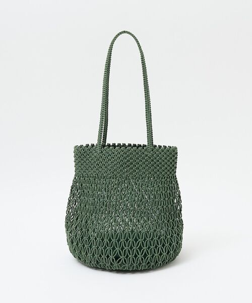 collex / コレックス かごバック | 【ANANS】SMALL マクラメトートバッグ　グリーン【予約】 | 詳細5