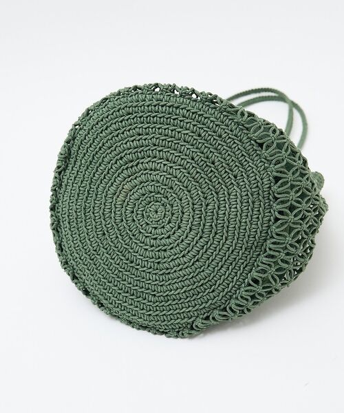 collex / コレックス かごバック | 【ANANS】SMALL マクラメトートバッグ　グリーン【予約】 | 詳細8
