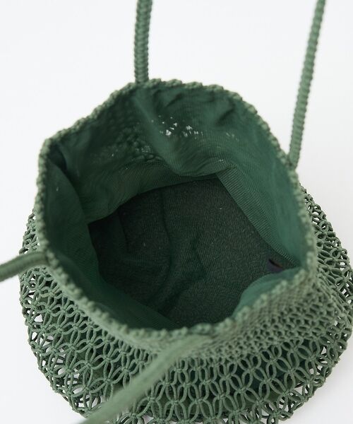 collex / コレックス かごバック | 【ANANS】SMALL マクラメトートバッグ　グリーン【予約】 | 詳細9