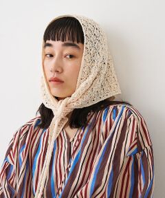 collex / コレックス マフラー・ショール・スヌード・ストール | ブークレーヤーンニットレースストール【予約】