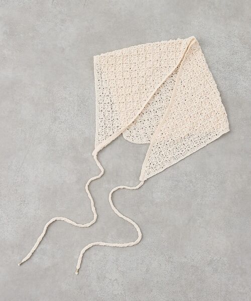 collex / コレックス マフラー・ショール・スヌード・ストール | ブークレーヤーンニットレースストール【予約】 | 詳細15