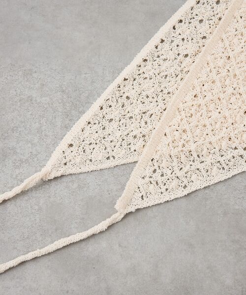 collex / コレックス マフラー・ショール・スヌード・ストール | ブークレーヤーンニットレースストール【予約】 | 詳細16