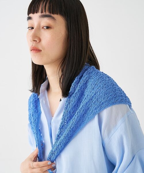 collex / コレックス マフラー・ショール・スヌード・ストール | ブークレーヤーンニットレースストール【予約】 | 詳細20
