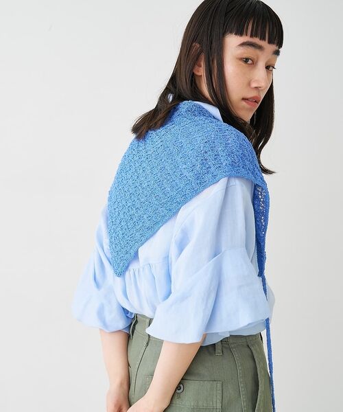 collex / コレックス マフラー・ショール・スヌード・ストール | ブークレーヤーンニットレースストール【予約】 | 詳細21