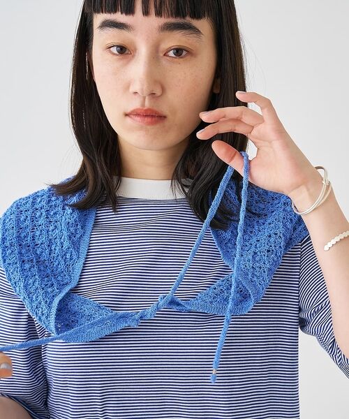 collex / コレックス マフラー・ショール・スヌード・ストール | ブークレーヤーンニットレースストール【予約】 | 詳細22