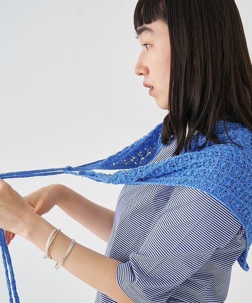 collex / コレックス マフラー・ショール・スヌード・ストール | ブークレーヤーンニットレースストール【予約】 | 詳細23