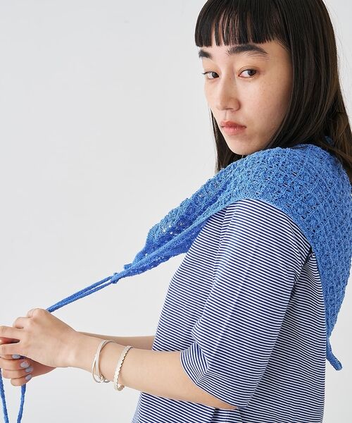 collex / コレックス マフラー・ショール・スヌード・ストール | ブークレーヤーンニットレースストール【予約】 | 詳細24