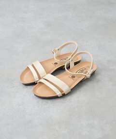 collex / コレックス サンダル | 【WEB限定】【PLAKTON/プラクトン】アンクルストラップフラットサンダル【