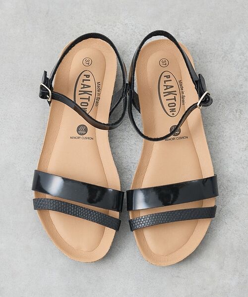 collex / コレックス サンダル | 【WEB限定】【PLAKTON/プラクトン】アンクルストラップフラットサンダル【 | 詳細4