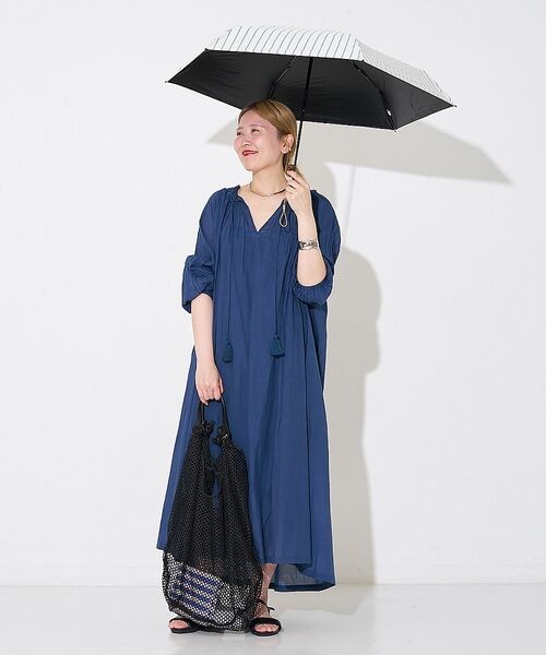 collex / コレックス 傘 | 日傘 ストライプ 晴雨兼用 折りたたみ傘 ALL IN UMBRELLA【ass | 詳細9