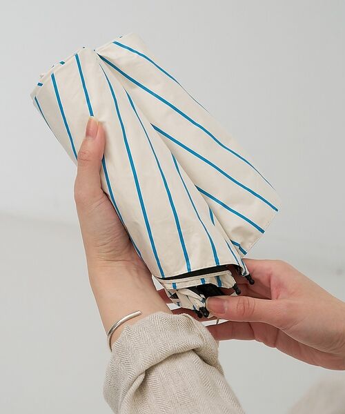 collex / コレックス 傘 | 日傘 ストライプ 晴雨兼用 折りたたみ傘 ALL IN UMBRELLA【ass | 詳細12